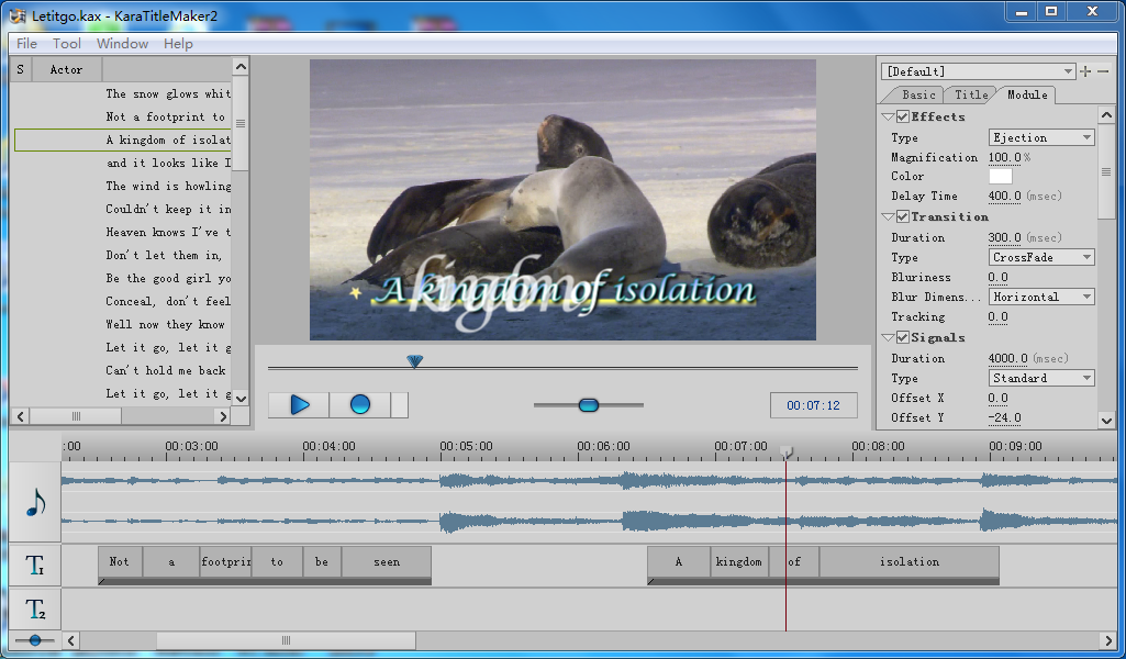 Click to view Sayatoo SubtitleMaker 2.1.11.2643 screenshot